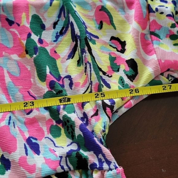 BOMBOM Floral Peplum Babydoll Oversized Top Size XL - Picture 7 of 8